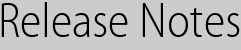 Release Notes
